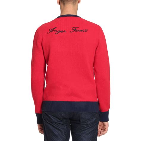 gucci red lace sweater|Gucci sweater for men.